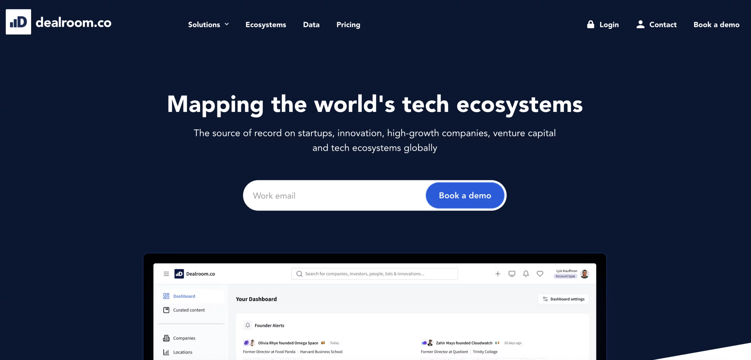 Dealroom one best Crunchbase alternatives
